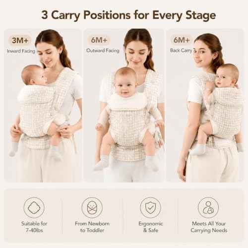 Baby Carrier Newborn to Toddler