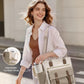 Insulated Lunch Bag Women (Khaki-Beige-Chocolate / 15L)