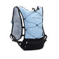 Lightweight Hydration Backpack Running Vest with 1.5L Water Bag（Light Blue