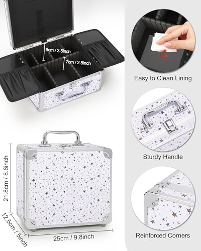 Makeup Bag with LED Mirror
