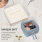 Clear Makeup Bag Small Travel Cosmetic Case Toiletry Bag for Women