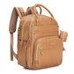 Leather Diaper Bag Backpack