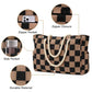 Beach Bag Large Beach Tote Bag for Women Waterproof Sandproof Swim Pool Bag With Zipper