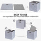 Thicker Fabric Storage Cubes 13 inch Collapsible Storage Bins for Organization