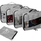 5 Set Packing Cubes for Travel Large Suitcase Luggage Organizer Bags Travel Accessories Vacation 4 Cubes 1 Laundry Pouch Bag (5 Count)