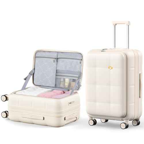 24 Inch Expandable Checked Luggage Hard Shell Suitcase