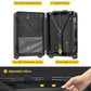 Zipperless Carry On Suitcase Airline Approved with Aluminum Frame