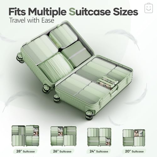 11 Set Compression Packing Cubes for Travel Essentials (11 Count)