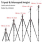 TT31 72.4" Claw Quick Release Aluminum Camera Tripod & Monopod
