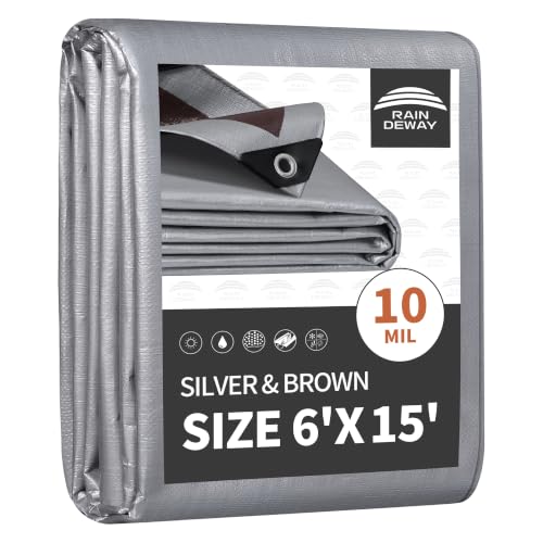 6x15 Feet Tarps Heavy Duty Waterproof