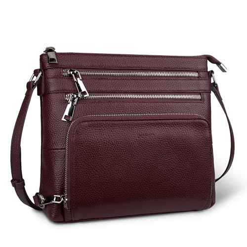 Genuine Leather Crossbody Bags for Women Anti