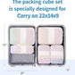 6 Set Compression Packing Cubes for Travel Women Men