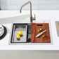 18 x 18 Inch Drop in Workstation Sink