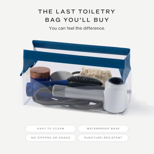 Parcel Clear Travel Kit with Zipperless Magnetic Closure