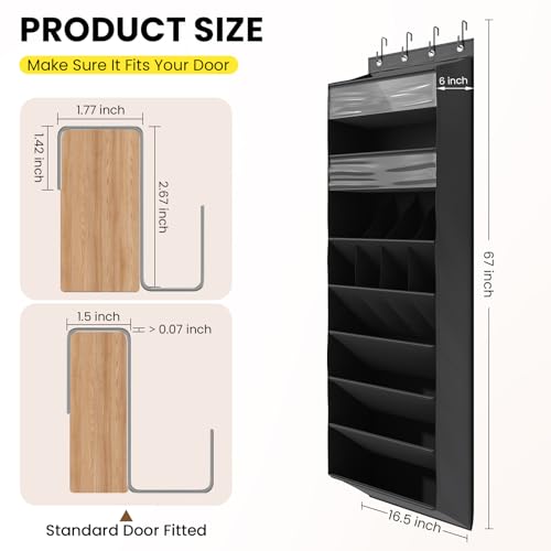 16 20 Pairs Over the Door Shoe Organizer