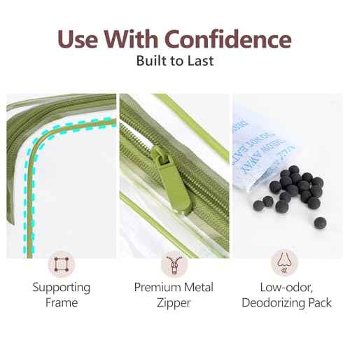 TSA Approved Toiletry Bag (3 Count)