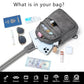 Sling Bag for Women Crossbody Bags Sling Purse Cross Body Backpack Vegan Leather Over Shoulder Bag Travel Handbag Gifts Dark Grey