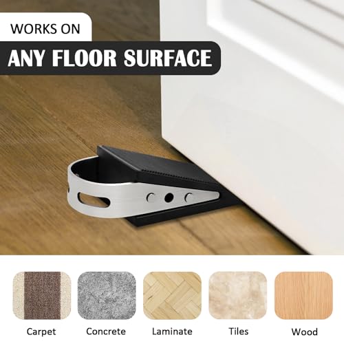 Rubber Door Stopper Wedge (12 Count)