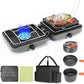 Camping Stove 2 Burner Foldable Propane Camping Stove with Cookware