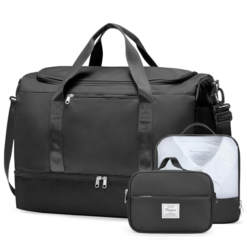 Travel Duffle Bag with Shoes Compartment