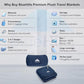 Premium Soft Rolled Travel Blanket Pillow Airplane