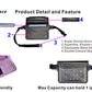 Waterproof Pouches Set with Waist Strap (2 Count)