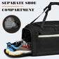 Gym Bags for Men with Shoes Compartment & Wet Pocket 4 Way Large Sports Duffle Bag Backpack Weekender Overnight Bag for Travel