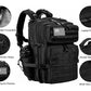 Military Tactical Backpack for Men and Women 45L Army 3 Days Assault Pack Bag Large Rucksack with Molle System Black