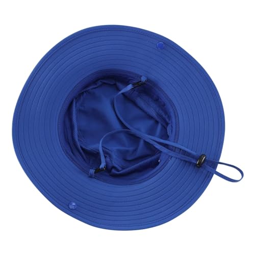 UPF 50+ Fishing Hat for Men and Women UV Protection Boonie Hat Breathable Cowboy Hat Summer Travel Hat Royal Blue