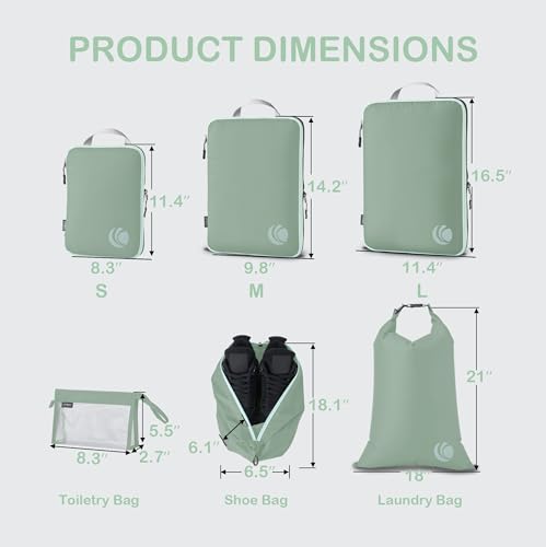 Compression Packing Cubes for Travel