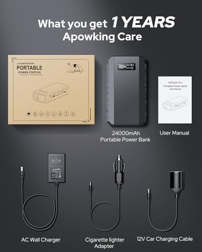 Portable Power Bank with AC Outlet