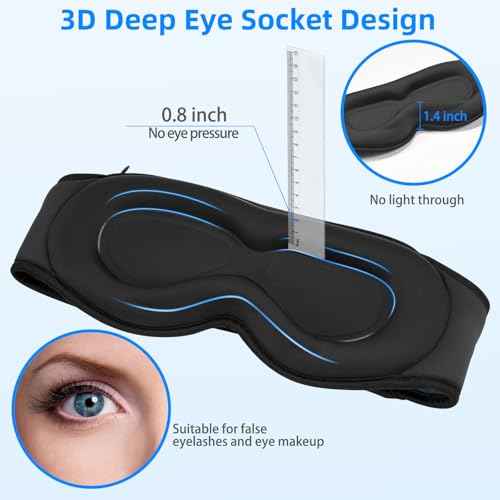 Sleeping Eye Mask with Bluetooth Headphones