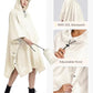Adult Rain Poncho Waterproof Hooded Raincoat Lightweight Packable