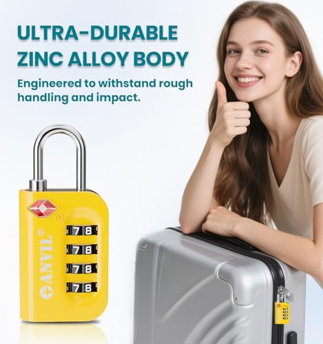 TSA Approved Luggage Lock (6 Count)