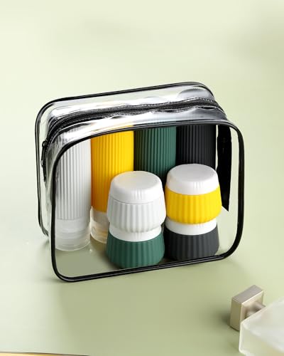 Travel Bottles for Toiletries 8 Pack (8 Count)