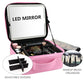 Travel Makeup Bag with LED Mirror Travel Makeup Organizer with 3 Lighted Settings