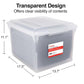 Store & Slide Plastic File Box (2 Count)
