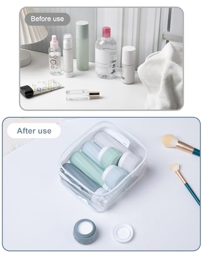 Travel Bottles for Toiletries 8 Pack (8 Count)