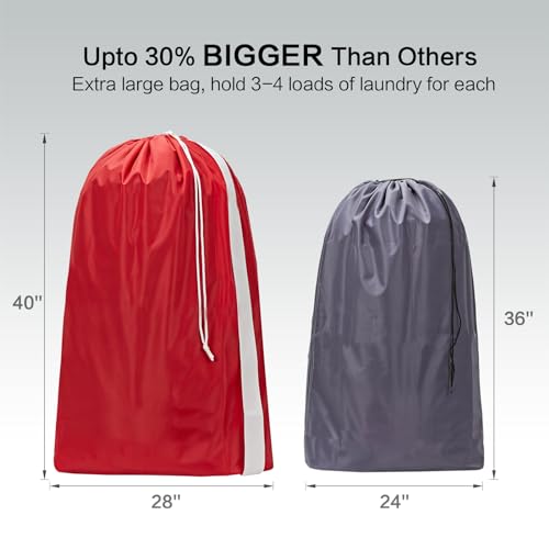 XL Nylon Laundry Bag with Strap