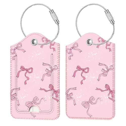 Luggage Tags Privacy Cover ID Label for Travel Bag Suitcase (2 Count)