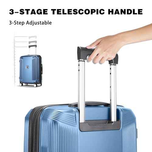 2 Piece Hardshell Suitcases Set 20