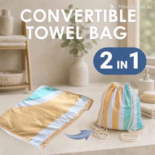 Beach Towel Backpack