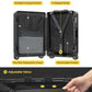 Zipperless Checked Luggage with Aluminum Frame