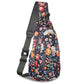 Small Sling Bag Lightweight Crossbody Bag for Easter Gifts Women Men Hiking Backpack Travel Shoulder Bag Chest Daypack for Gym Work Outdoor Sports Mix