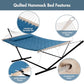 Double Hammock with 12 Feet Heavy Duty Steel Stand Combo