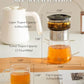 Modern Glass Infuser Pot Set with 2 Cups