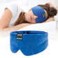 Sleep Mask Bluetooth 5.4 Headphones Soft Wireless Headband Eye Mask Blackout with Microphone