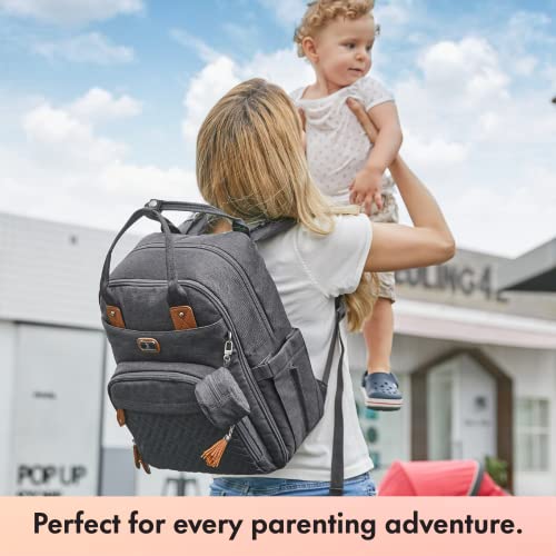 Diaper Bag Backpack with Portable Changing Pad