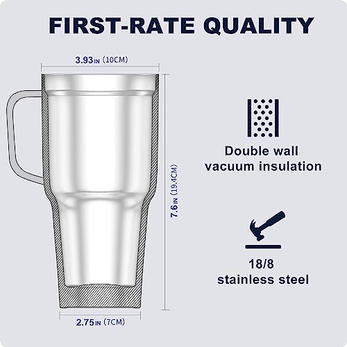 30 oz Tumbler with Lid and Straw