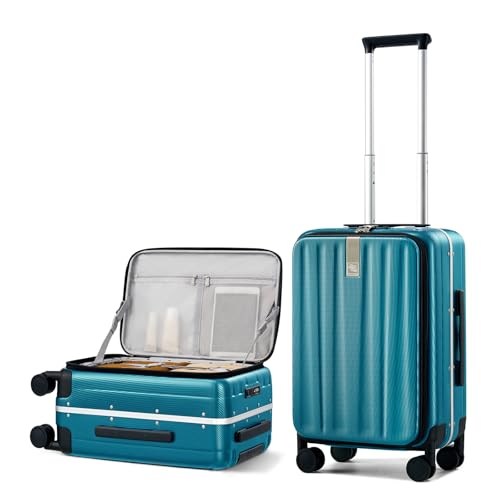20 Inch Top Opening Aluminum Frame Carry On Luggage with TSA Lock